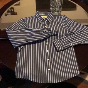 Navy Blue Stripped Shirt